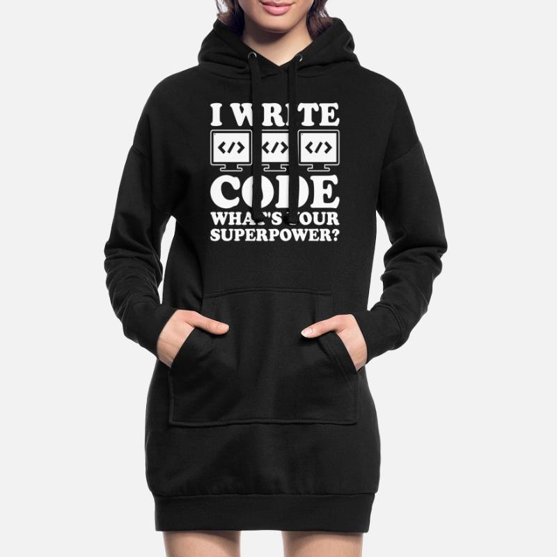 Programmierer Informatiker Computer Nerd Geschenk Hoodie-Kleid