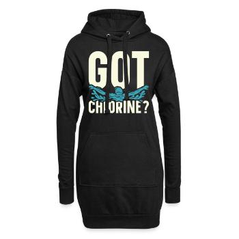 Natation Sports nautiques Piscine Nageurs - Sweat-shirt à capuche long Femme - noir - Devant