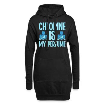 Natation Sports nautiques Piscine Nageurs - Sweat-shirt à capuche long Femme - noir - Devant