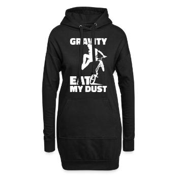 BMX Freestyle Biker Bike Bike BMX Rider - Sweat-shirt à capuche long Femme - noir - Devant