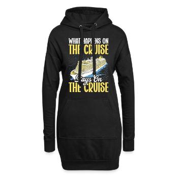 Croisière Crusader Bateau de croisière Cadeau - Sweat-shirt à capuche long Femme - noir - Devant