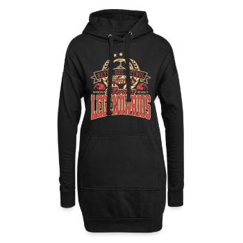 Championnat d’Espagne 2024 Drapeau rouge espagnol - Sweat-shirt à capuche long Femme - noir - Devant