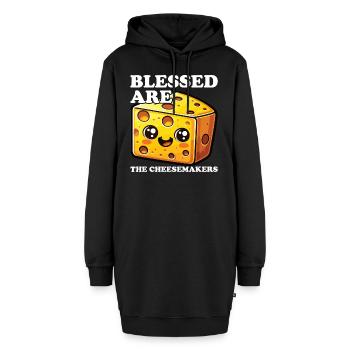 Käser Molkerei Käsemacher Milchtechnologe Käse - Hoodie-Kleid - Schwarz - Vorne