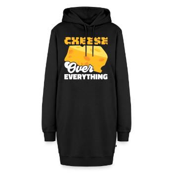 Käser Molkerei Käsemacher Milchtechnologe Käse - Hoodie-Kleid - Schwarz - Vorne