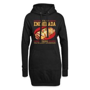 Enchilada Mexican Food Enchiladas Gift - Hoodie Dress - black - Front