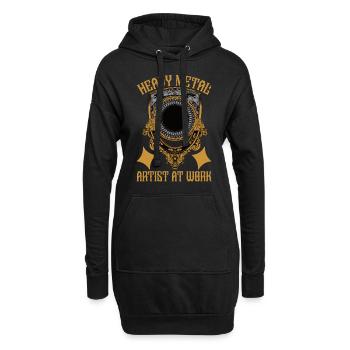 Goldschmied Gold Schmuckhersteller Goldschmuck - Hoodie-Kleid - Schwarz - Vorne