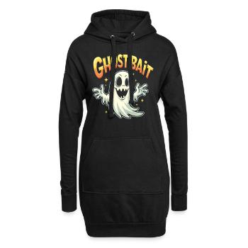 Ghost Bait Halloween Geist Gespenst Geister - Hoodie-Kleid - Schwarz - Vorne