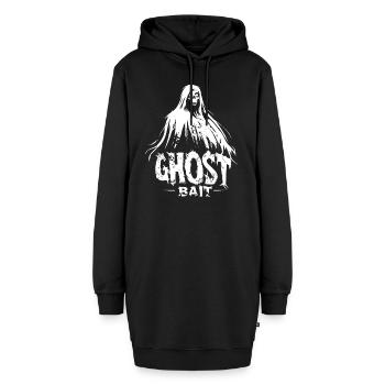 Ghost Bait Phantom Geisterköder | Paranormal Motiv - Hoodie-Kleid - Schwarz - Vorne