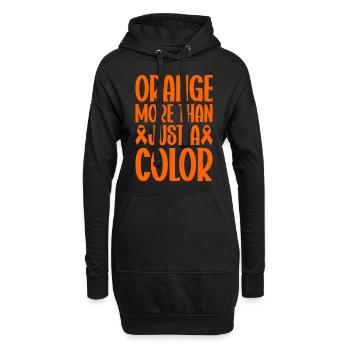 Leukämie Bewusstsein Blutkrebs Bekämpfung - Hoodie-Kleid - Schwarz - Vorne