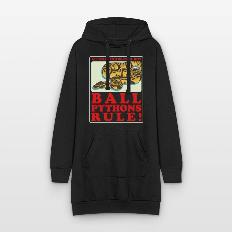 Roi Python Python Serpent Cadeau Sweat-shirt à capuche long Femme