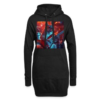 Squirrel - Hoodie Dress - black - Front