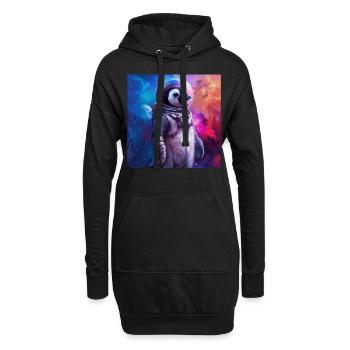 Pingouin - Sweat-shirt à capuche long Femme - noir - Devant