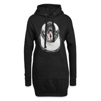 Pingouin - Sweat-shirt à capuche long Femme - noir - Devant