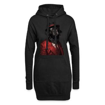 Neufundland - Hoodie-Kleid - Schwarz - Vorne