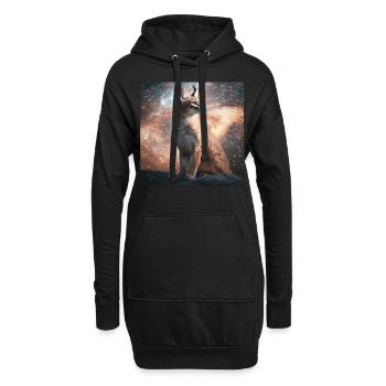 Karakal - Hoodie-Kleid - Schwarz - Vorne