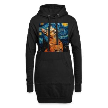 Karakal - Hoodie-Kleid - Schwarz - Vorne