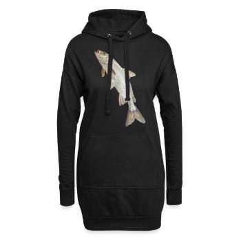Tarpon - Hoodie-Kleid - Schwarz - Vorne
