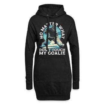 Eishockey Torwart Eishockey Torhüter - Hoodie-Kleid - Schwarz - Vorne