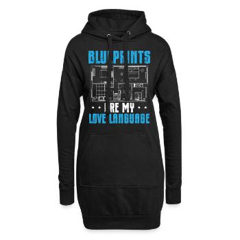 Architecte Architecture Cadeau Étudiant en architecture - Sweat-shirt à capuche long Femme - noir - Devant