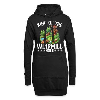 Golf Golf Golf Golf Parcours de Golf - Sweat-shirt à capuche long Femme - noir - Devant