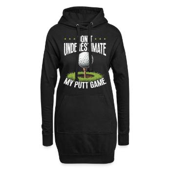 Golf Golf Golf Golf Parcours de Golf - Sweat-shirt à capuche long Femme - noir - Devant