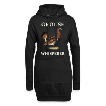 Auerhahn - Hoodie-Kleid - Schwarz - Vorne