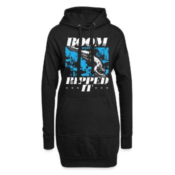 Tremplin Plongée Plongée Plongeurs - Sweat-shirt à capuche long Femme - noir - Devant