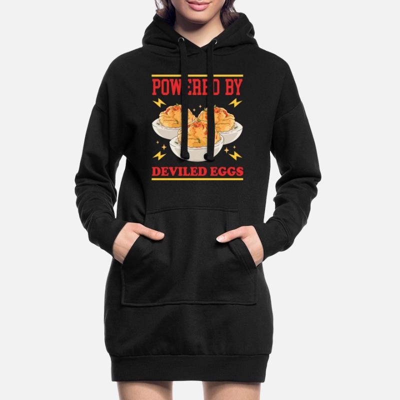 Gefüllte Eier Dressed Deviled Eggs Geschenke Hoodie-Kleid