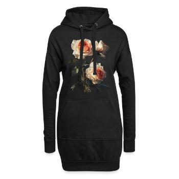 Rose - Hoodie-Kleid - Schwarz - Vorne