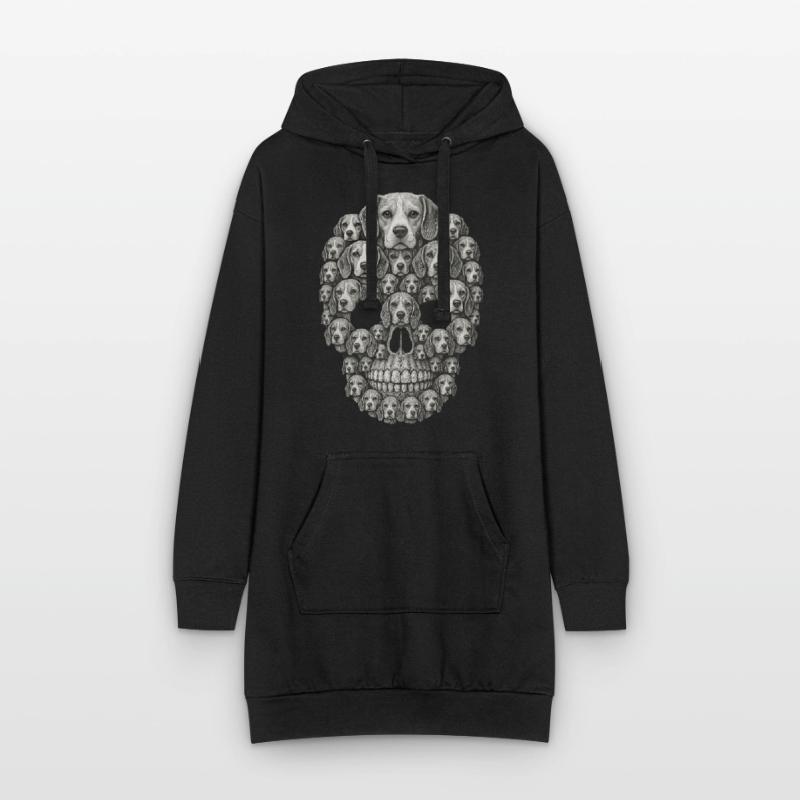 Beagle Hoodie-Kleid