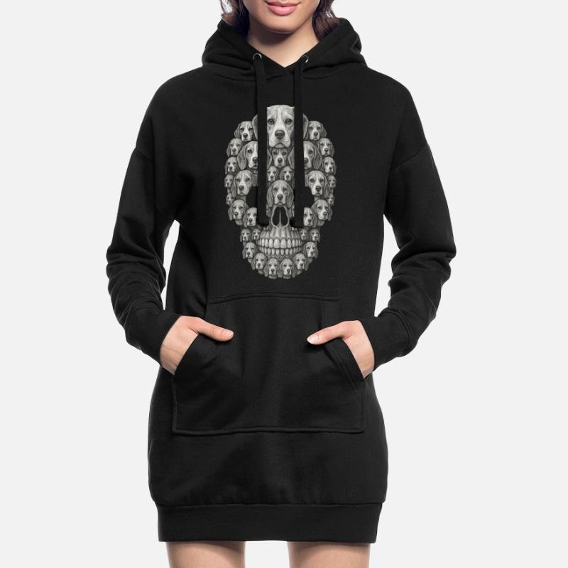 Beagle Hoodie-Kleid