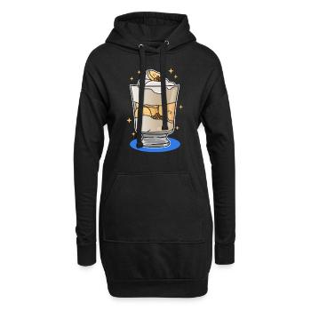 Bananenpudding Bananen Pudding Geschenke - Hoodie-Kleid - Schwarz - Vorne
