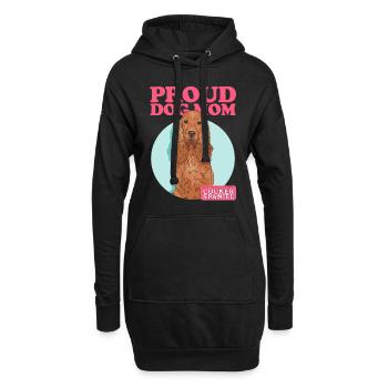 Cocker Spaniel Maman Cocker Spaniels Cadeaux - Sweat-shirt à capuche long Femme - noir - Devant