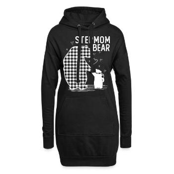 Stepmom Bear - Hoodie-Kleid - Schwarz - Vorne