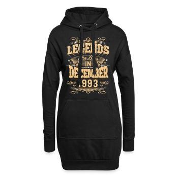 Légende de l’anniversaire de décembre 1993 - Sweat-shirt à capuche long Femme - noir - Devant