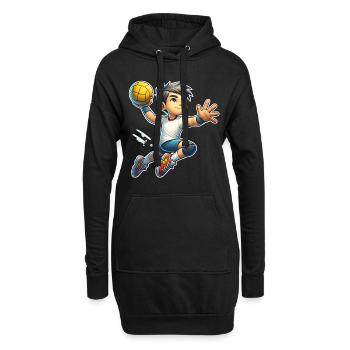Handball Joueurs de handball - Sweat-shirt à capuche long Femme - noir - Devant
