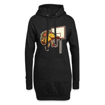Taco Basketball Tacos - Sweat-shirt à capuche long Femme - noir - Devant
