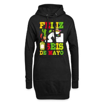 Cinco De Mayo - Sweat-shirt à capuche long Femme - noir - Devant