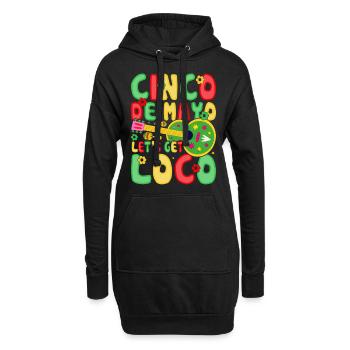 Cinco De Mayo - Sweat-shirt à capuche long Femme - noir - Devant