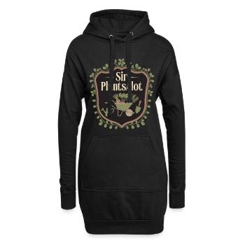 Brouette drôle de crête de jardinage pour la fête des pères - Sweat-shirt à capuche long Femme - noir - Devant