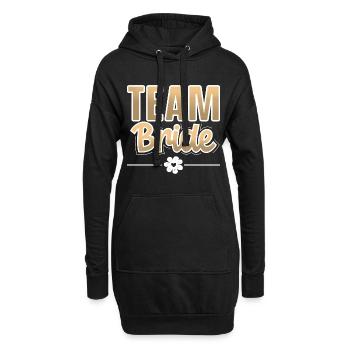 Équipe Bride - Sweat-shirt à capuche long Femme - noir - Devant