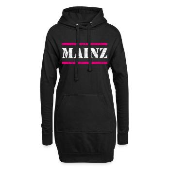 Mainz Vintage - Hoodie-Kleid - Schwarz - Vorne