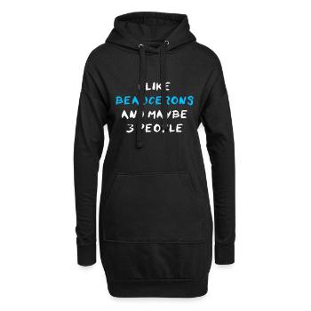 Beauceron - Hoodie-Kleid - Schwarz - Vorne