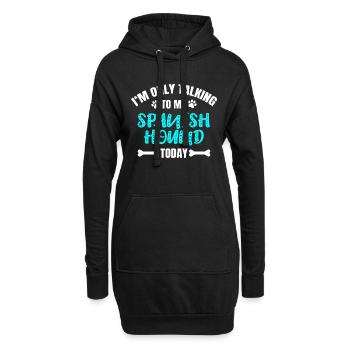 Spanish Hound - Hoodie-Kleid - Schwarz - Vorne