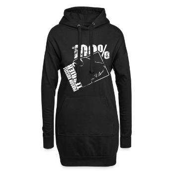 PARSON RUSSELL TERRIER 100 - Hoodie-Kleid - Schwarz - Vorne