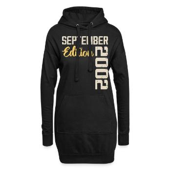 Septembre 2002 - 22e Anniversaire September 2002 - Sweat-shirt à capuche long Femme - noir - Devant