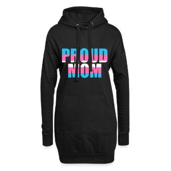 Fière maman Transgenre Cadeau LGBT Transsexuel - Sweat-shirt à capuche long Femme - noir - Devant