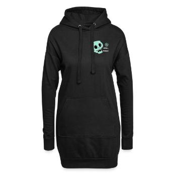 Hell yeah! - Hoodie Dress - black - Front