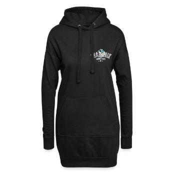 Chamonix French Alps - Sweat-shirt à capuche long Femme - noir - Devant