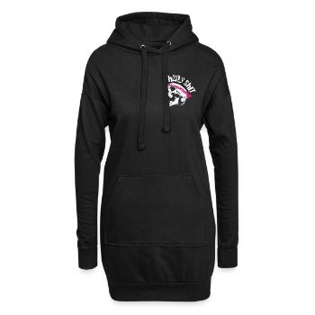 Punk Ska Outlaw St.Pauli Biker Holy Shit - Hoodie-Kleid - Schwarz - Vorne